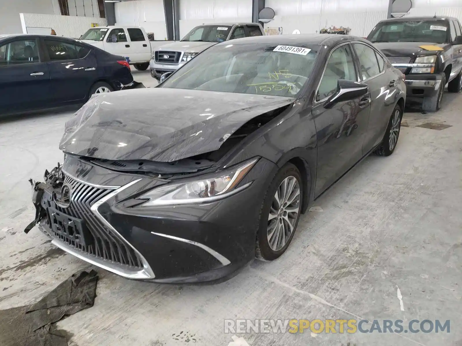 2 Photograph of a damaged car 58AD11D19MU001559 LEXUS ES250 2021