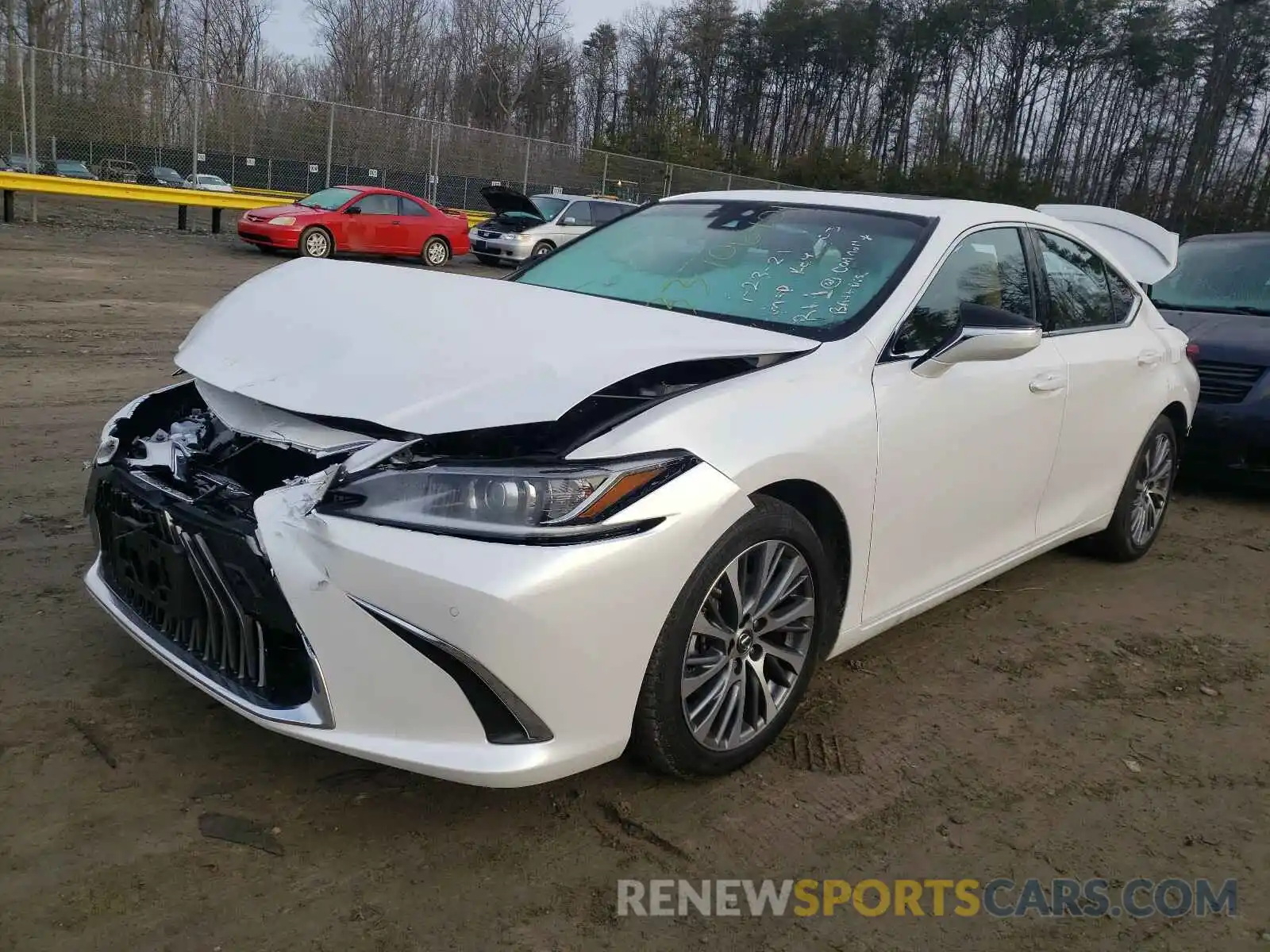 2 Photograph of a damaged car 58AD11D19MU002050 LEXUS ES250 2021