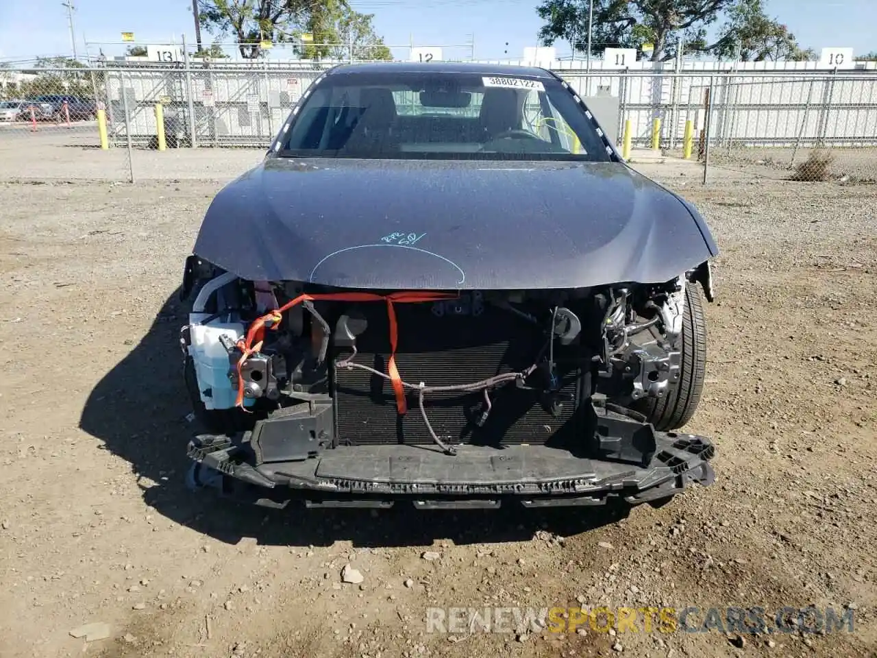 9 Photograph of a damaged car 58AD11D19MU002792 LEXUS ES250 2021