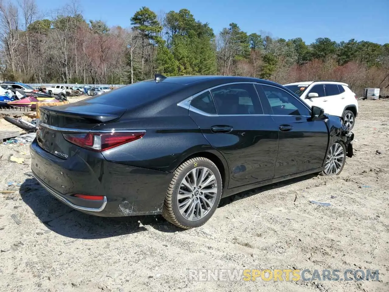 3 Photograph of a damaged car 58AD11D19MU003859 LEXUS ES250 2021
