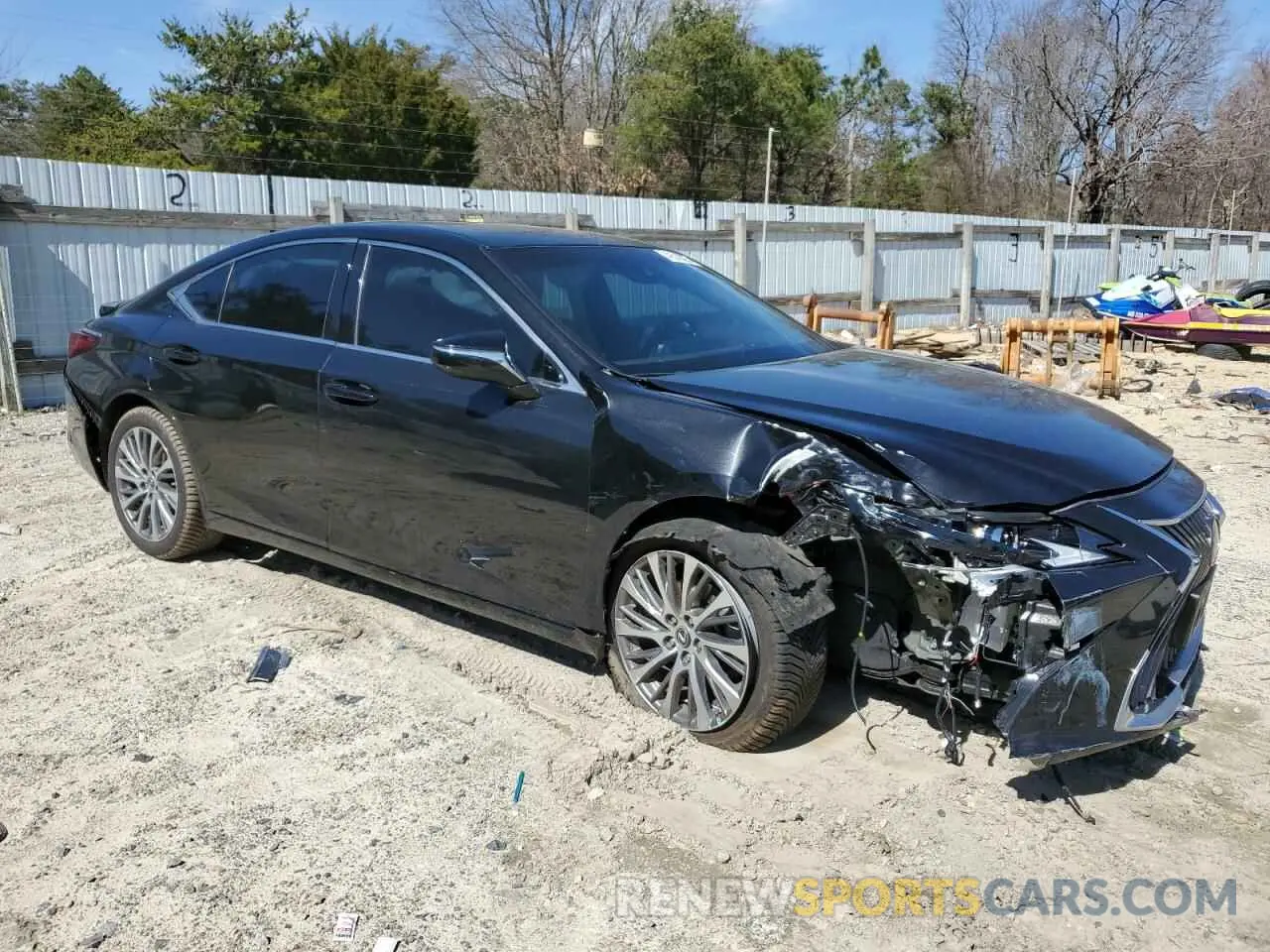 4 Photograph of a damaged car 58AD11D19MU003859 LEXUS ES250 2021