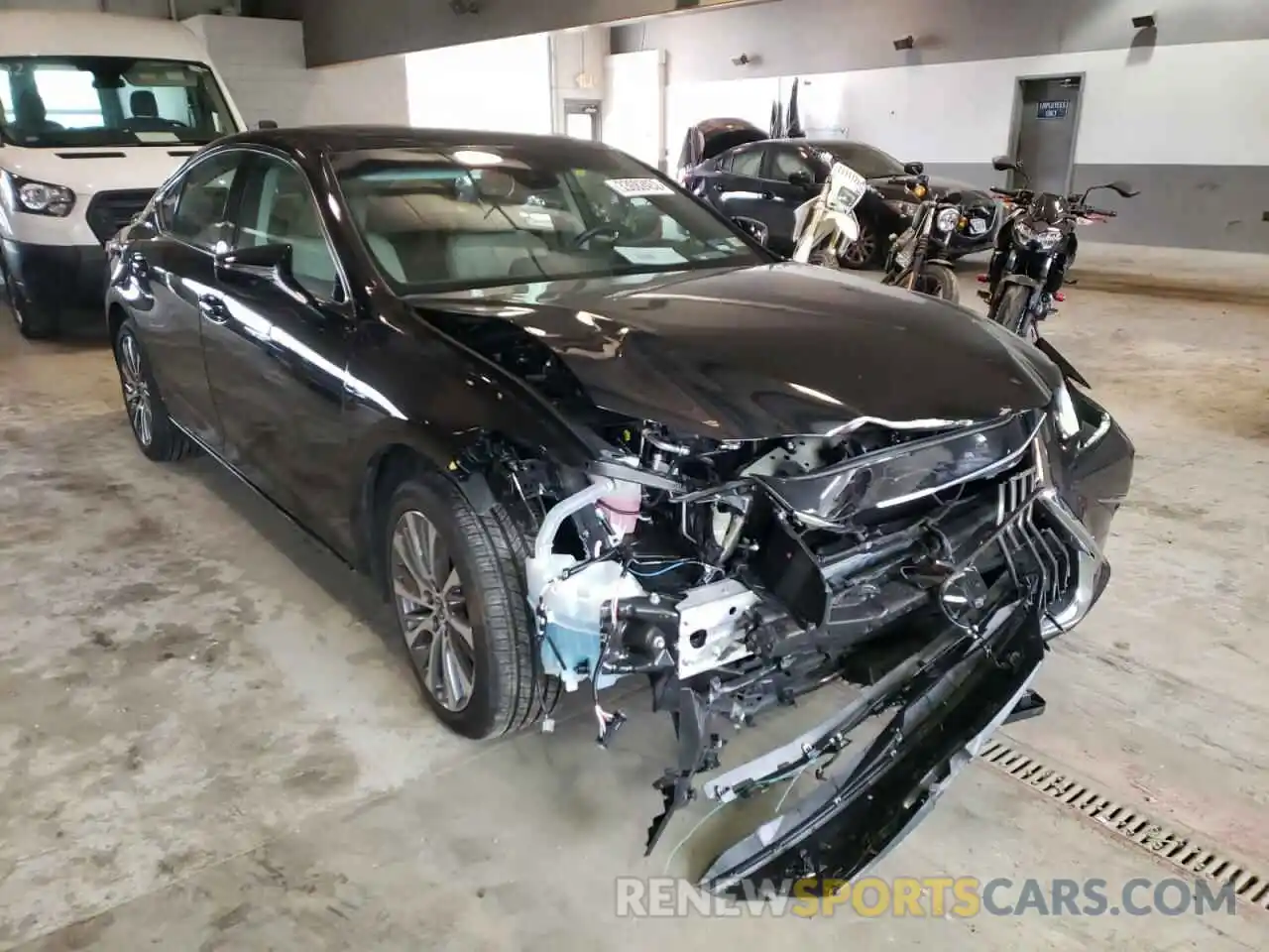 1 Photograph of a damaged car 58AD11D1XMU003966 LEXUS ES250 2021