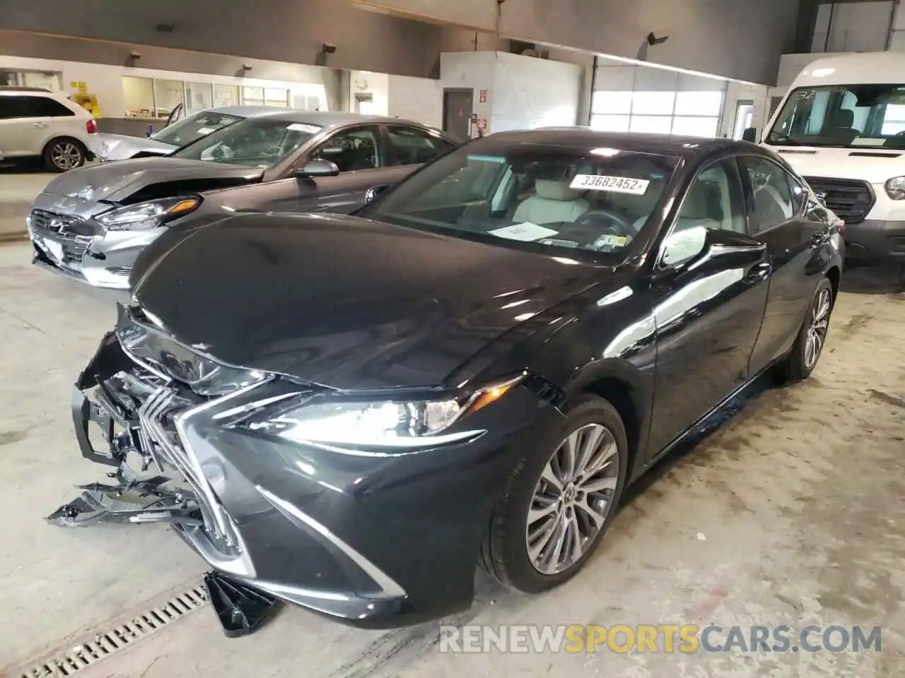 2 Photograph of a damaged car 58AD11D1XMU003966 LEXUS ES250 2021