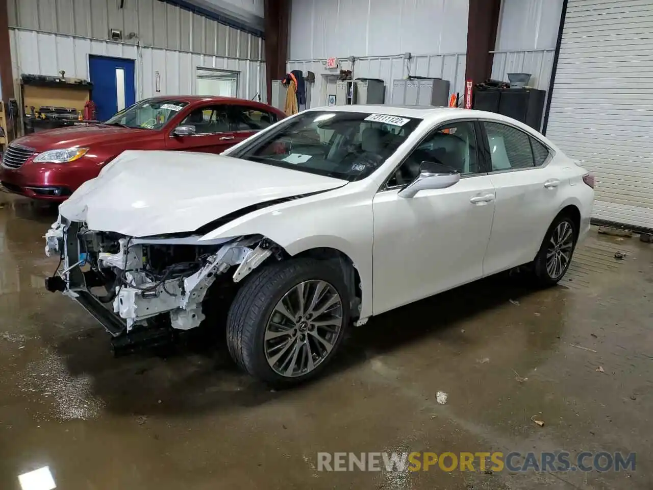 1 Photograph of a damaged car 58AD11D1XMU005295 LEXUS ES250 2021