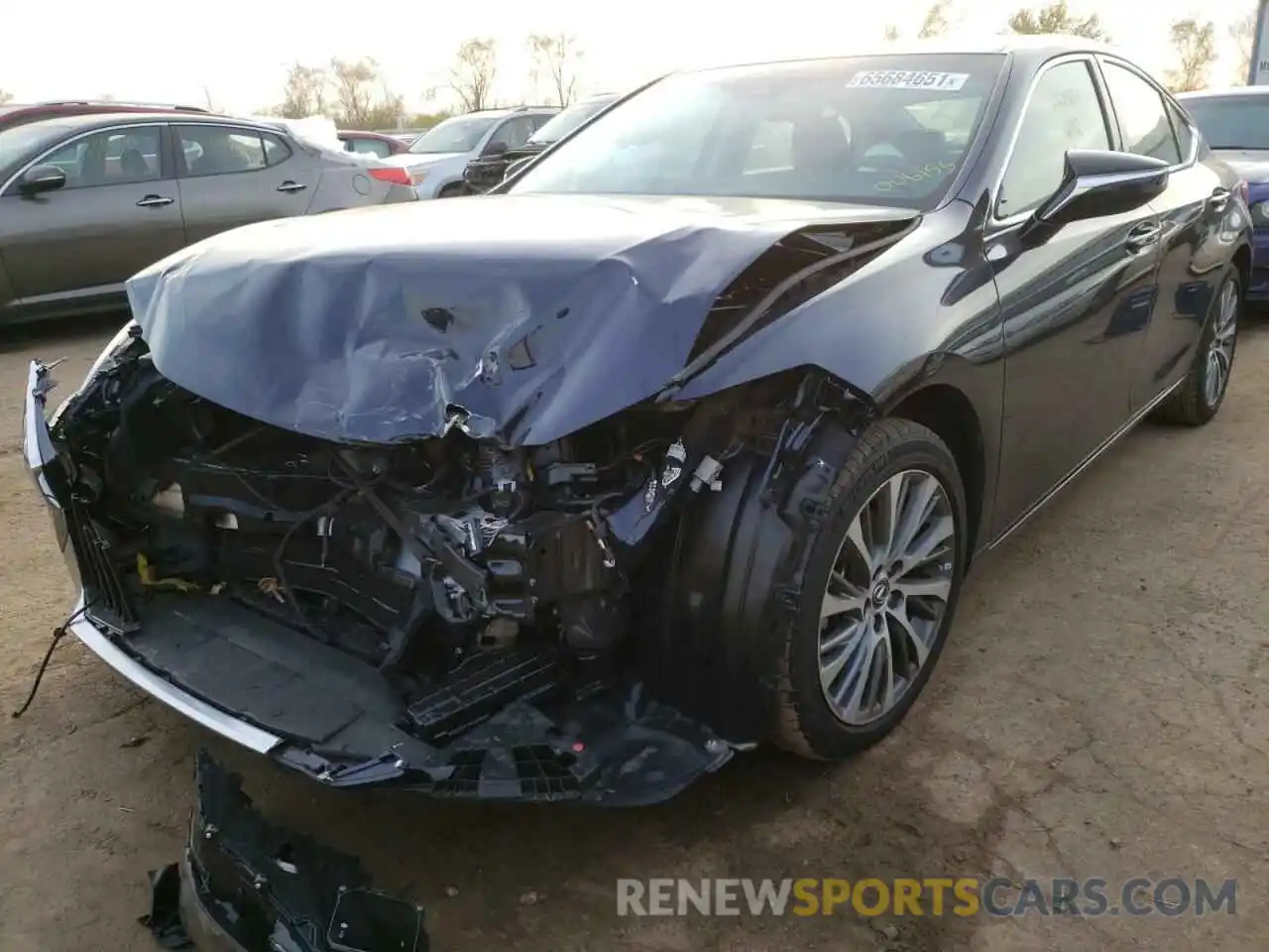 2 Photograph of a damaged car 58AD11D1XMU006155 LEXUS ES250 2021