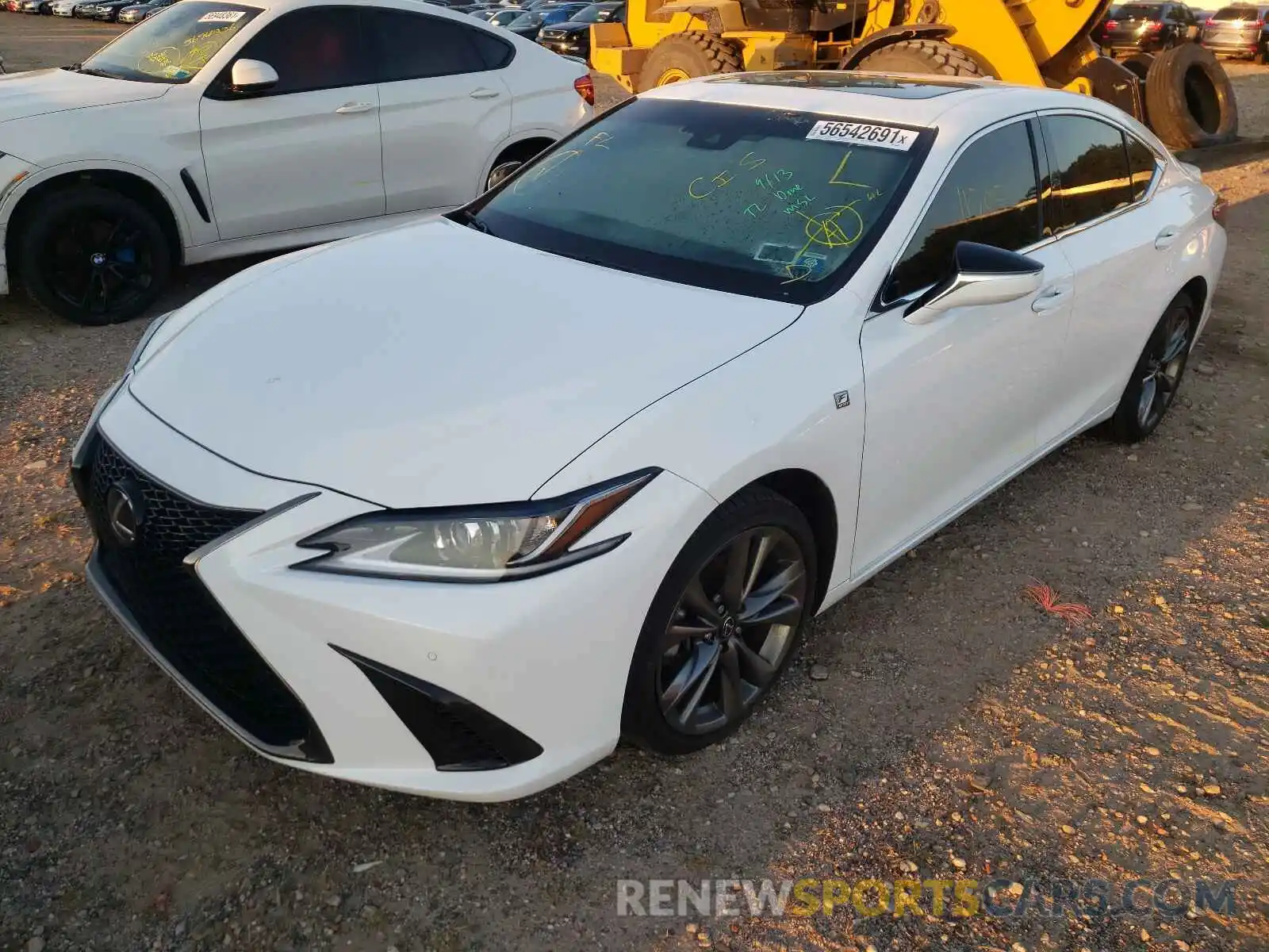 2 Photograph of a damaged car 58AG11D16MU001659 LEXUS ES250 2021