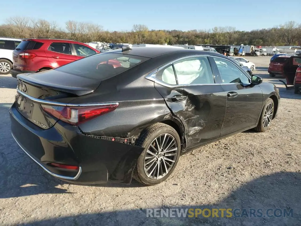 3 Photograph of a damaged car 58AD11D12NU009293 LEXUS ES250 2022
