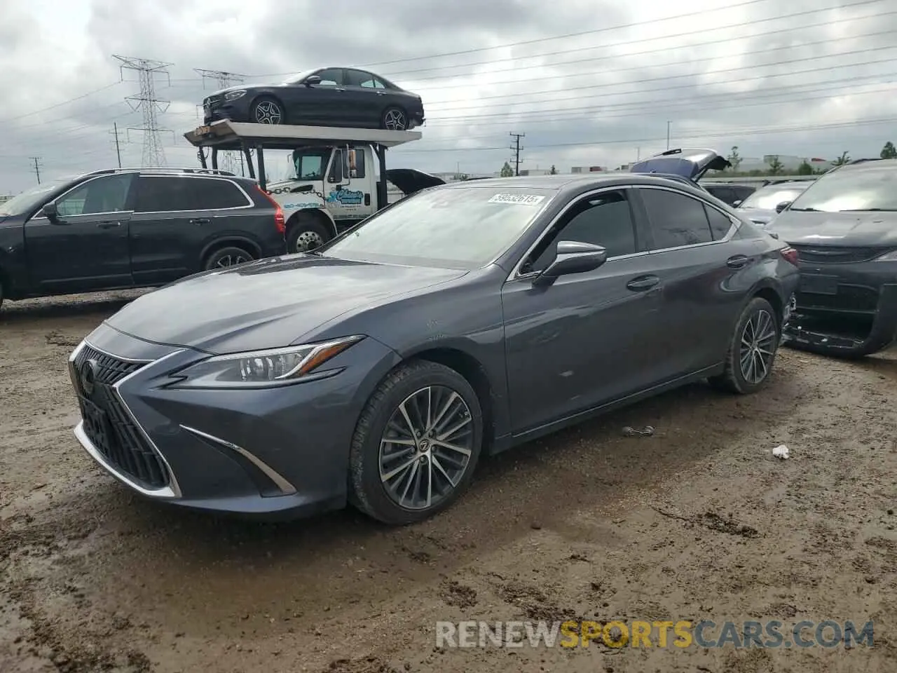 1 Photograph of a damaged car 58AD11D13NU009089 LEXUS ES250 2022