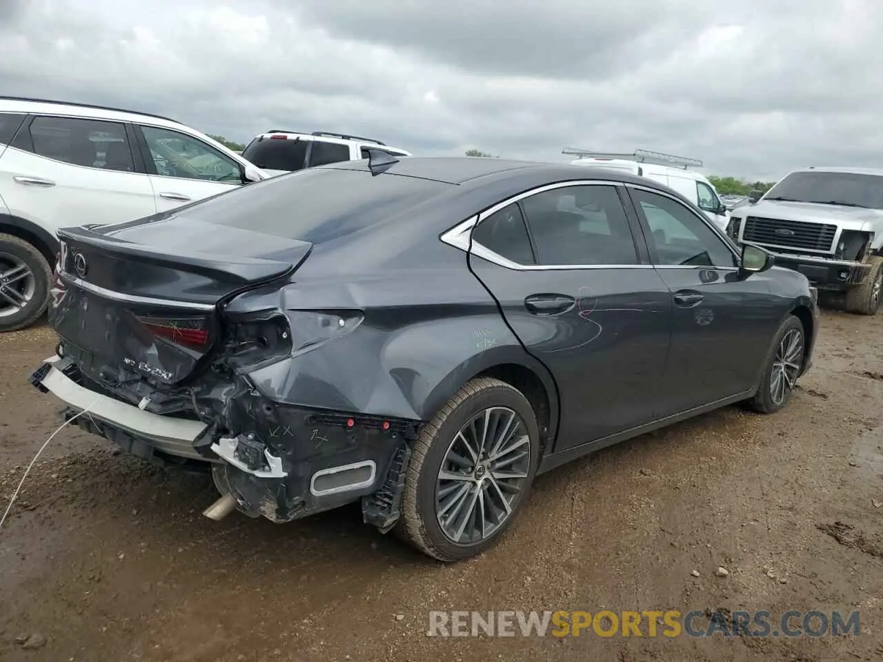 3 Photograph of a damaged car 58AD11D13NU009089 LEXUS ES250 2022