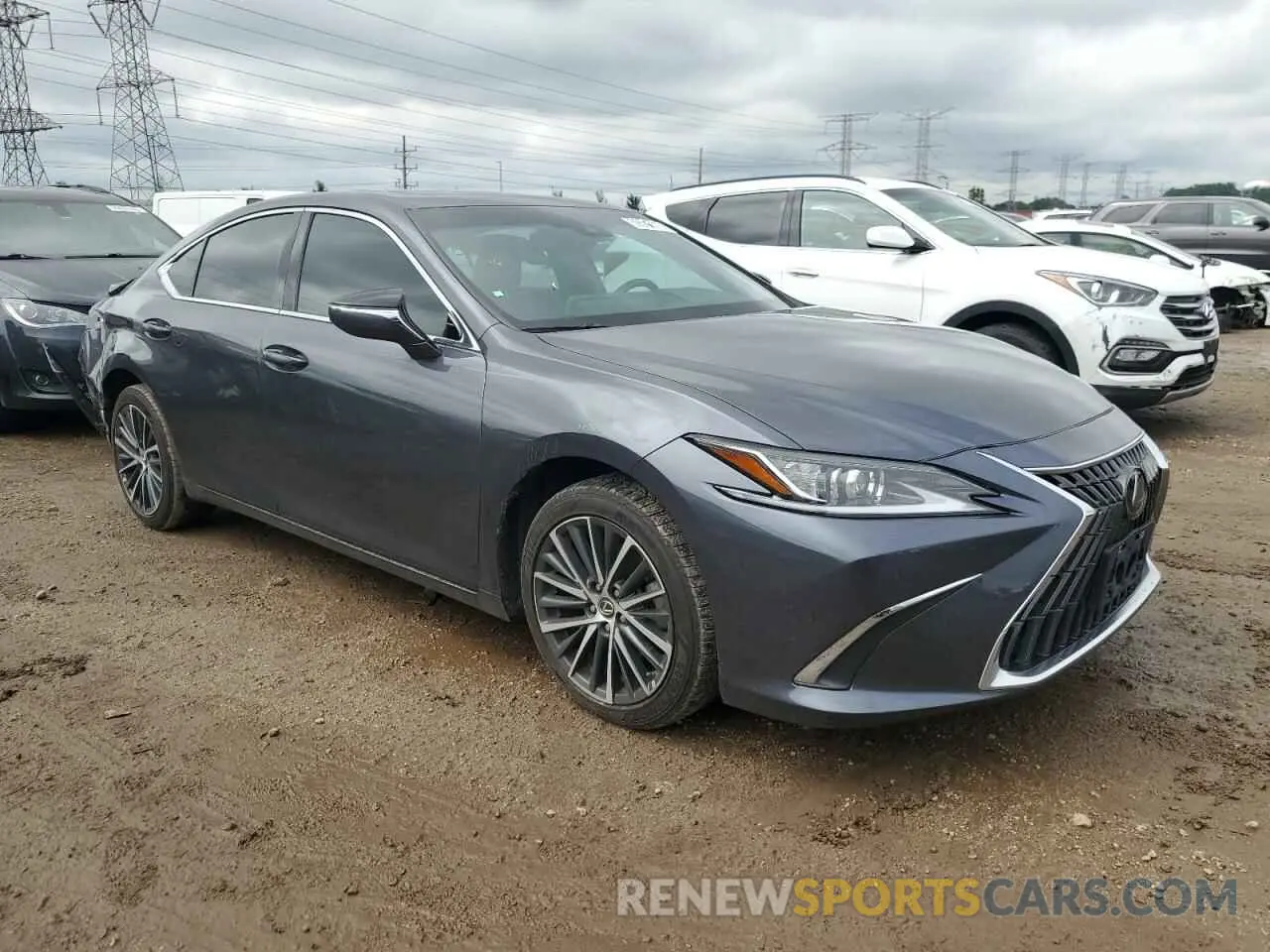 4 Photograph of a damaged car 58AD11D13NU009089 LEXUS ES250 2022