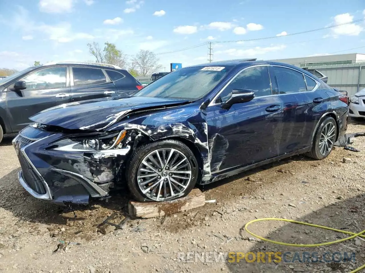 1 Photograph of a damaged car 58AD11D16NU008728 LEXUS ES250 2022