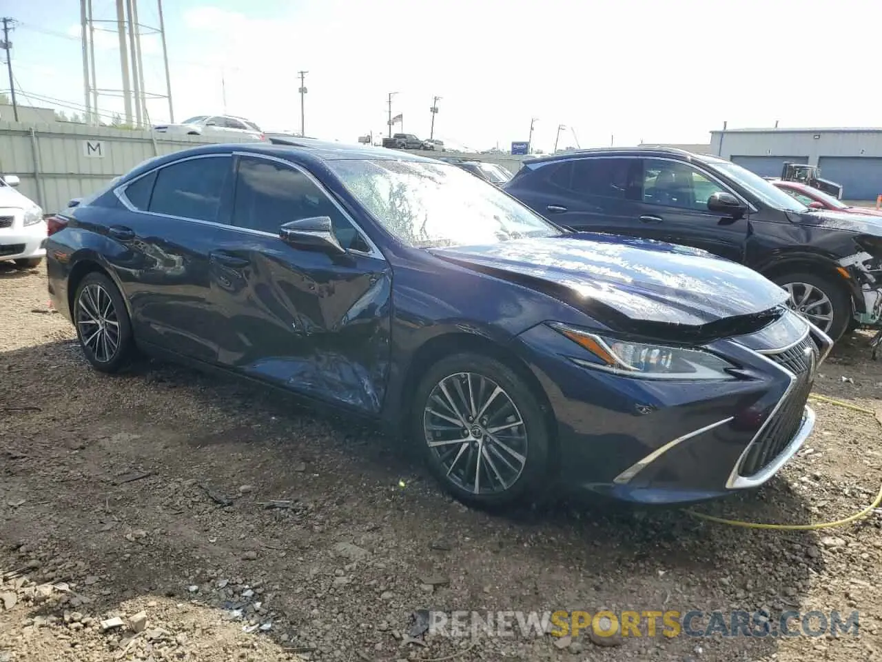 4 Photograph of a damaged car 58AD11D16NU008728 LEXUS ES250 2022
