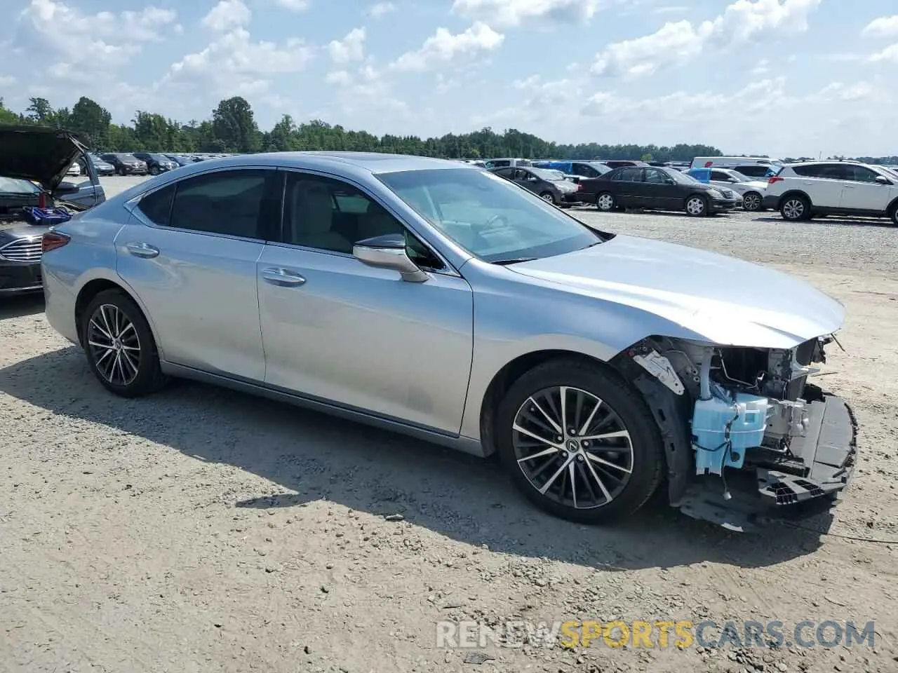 4 Photograph of a damaged car 58AD11D17NU009953 LEXUS ES250 2022