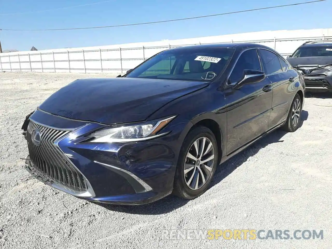 2 Photograph of a damaged car 58AB21B13KU003148 LEXUS ES300 2019