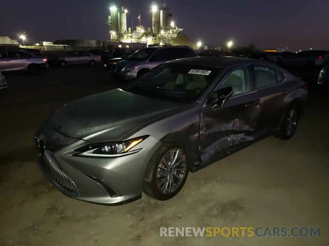 1 Photograph of a damaged car 58AB21B16KU003368 LEXUS ES300 2019