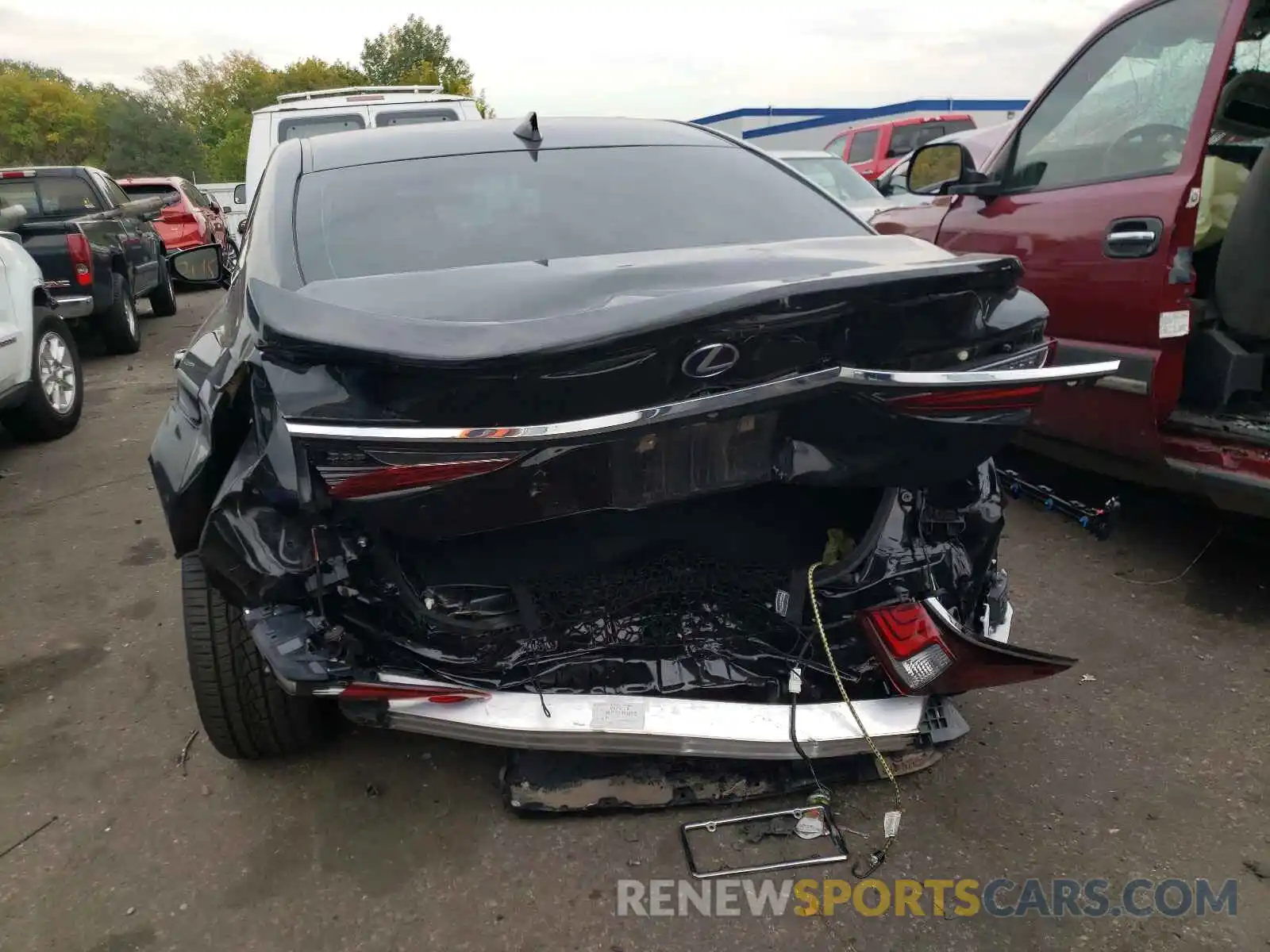 9 Photograph of a damaged car 58AB21B17KU003976 LEXUS ES300 2019