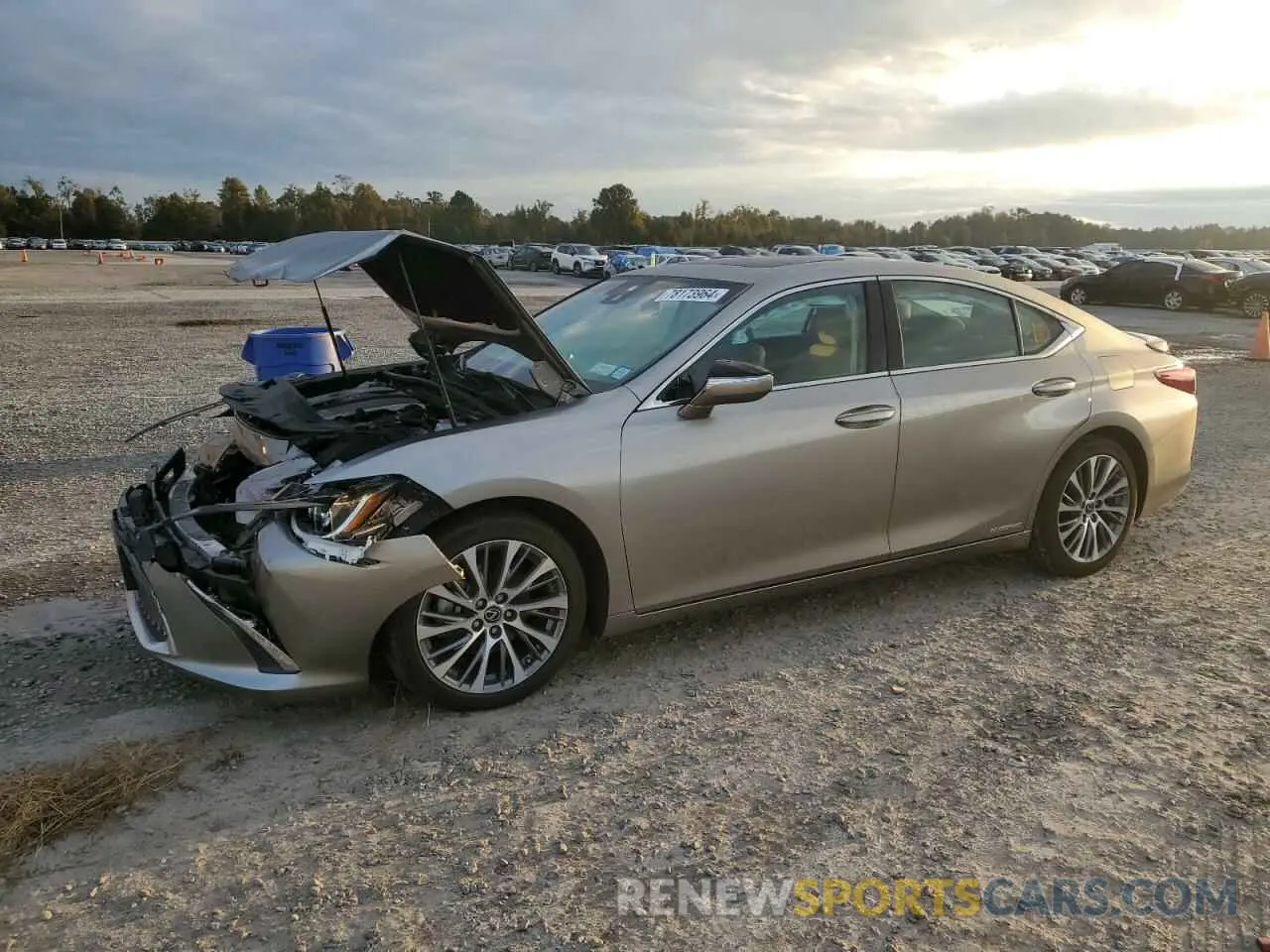 1 Photograph of a damaged car 58AB21B18KU002299 LEXUS ES300 2019