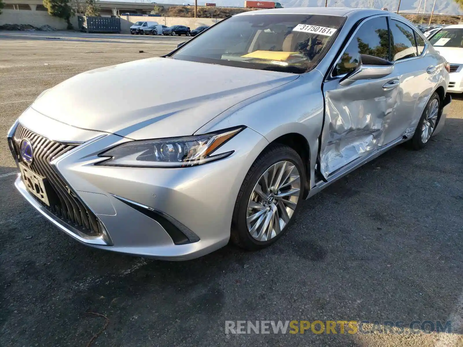 2 Photograph of a damaged car JTHB21B10K2038235 LEXUS ES300 2019