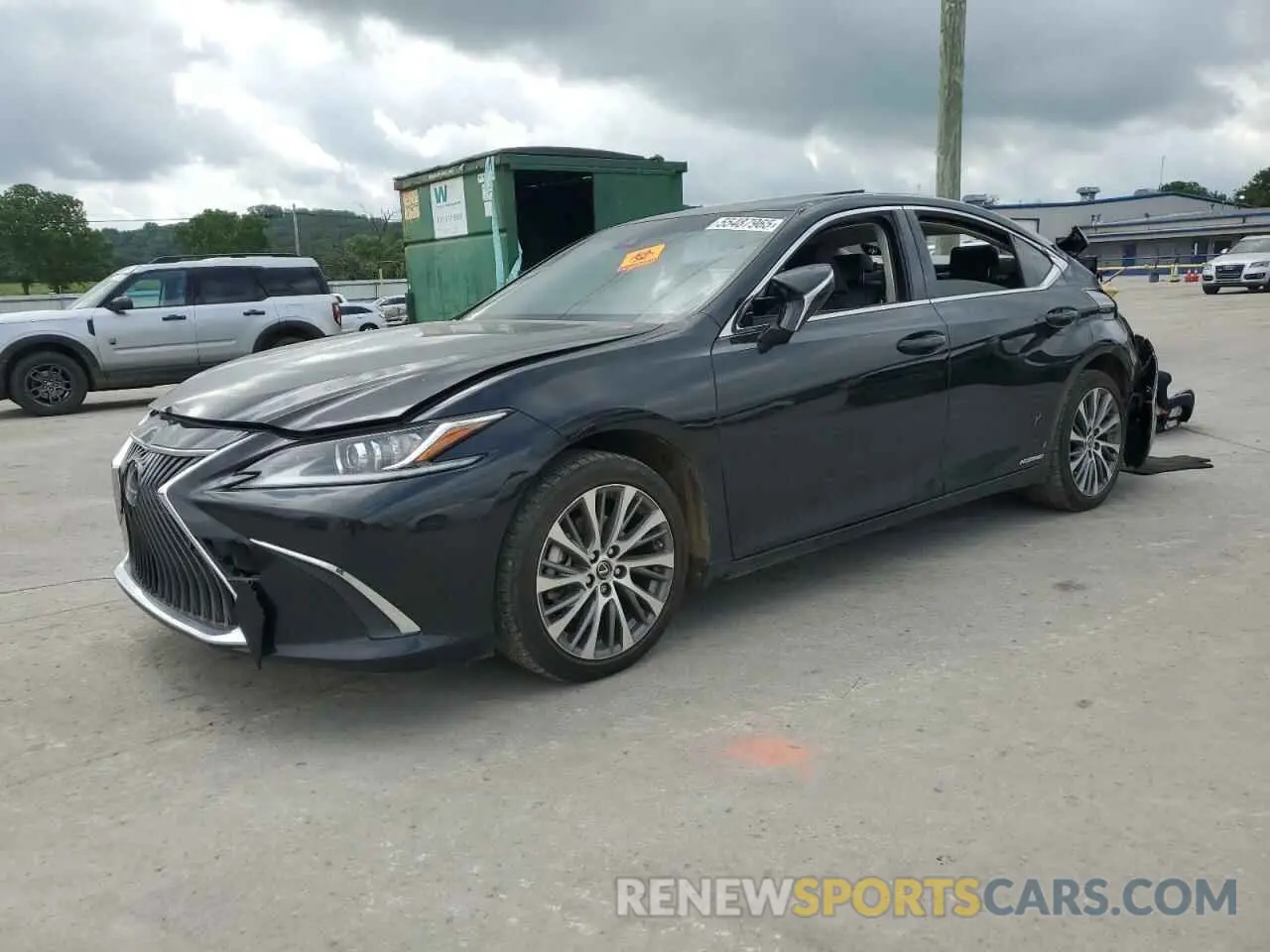1 Photograph of a damaged car JTHB21B10K2038509 LEXUS ES300 2019