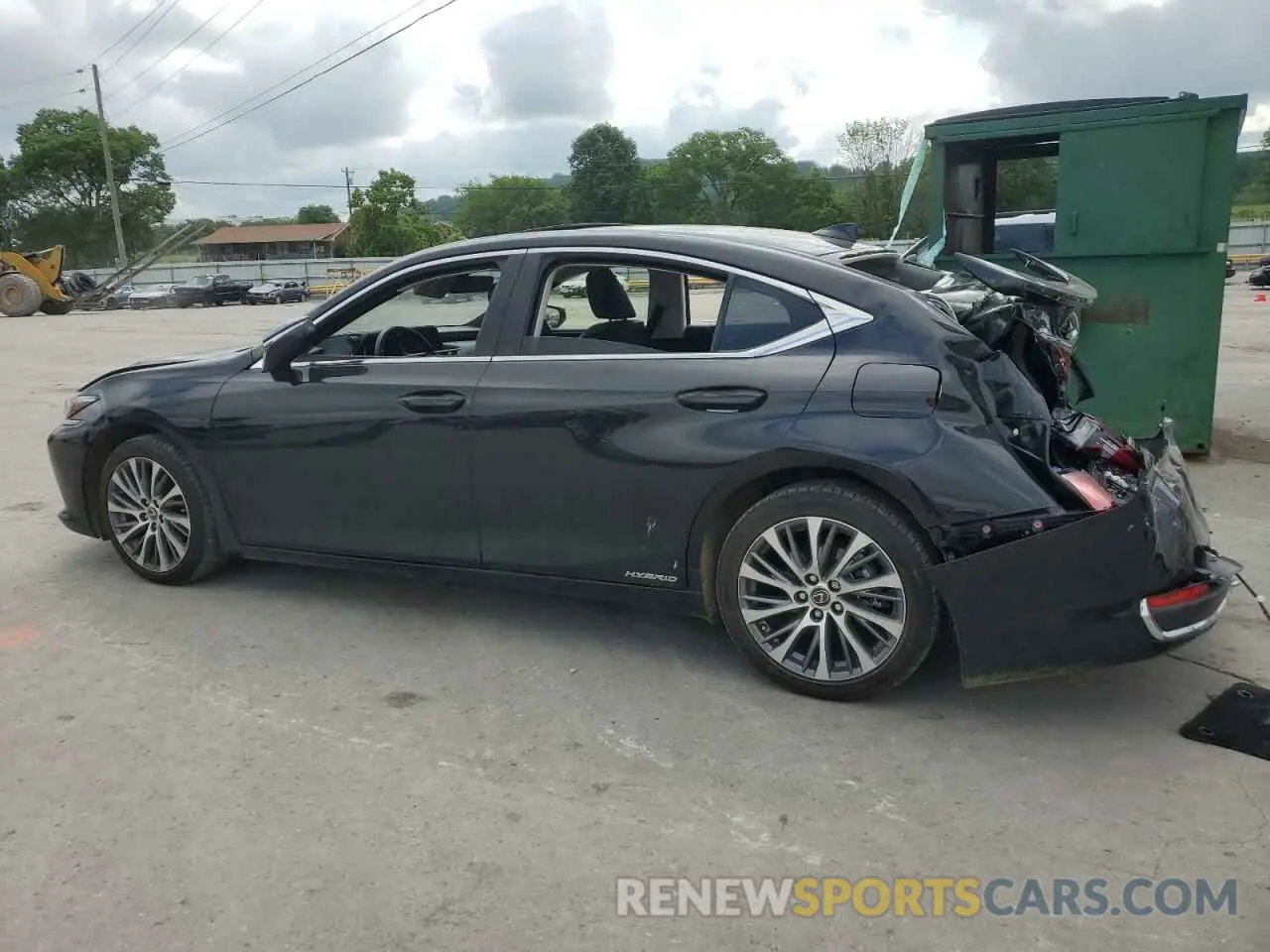 2 Photograph of a damaged car JTHB21B10K2038509 LEXUS ES300 2019