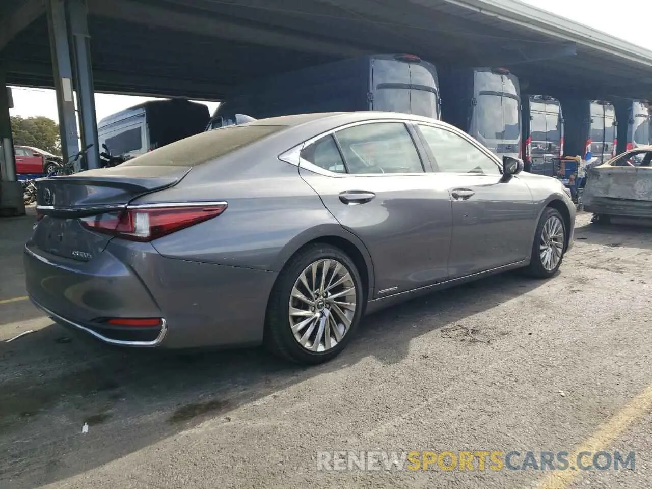 3 Photograph of a damaged car JTHB21B10K2041202 LEXUS ES300 2019