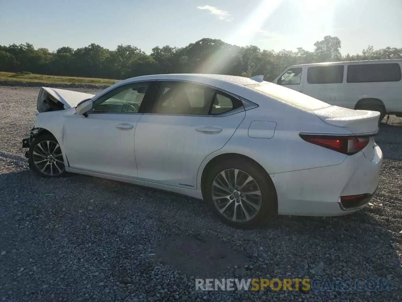 2 Photograph of a damaged car JTHB21B11K2010377 LEXUS ES300 2019