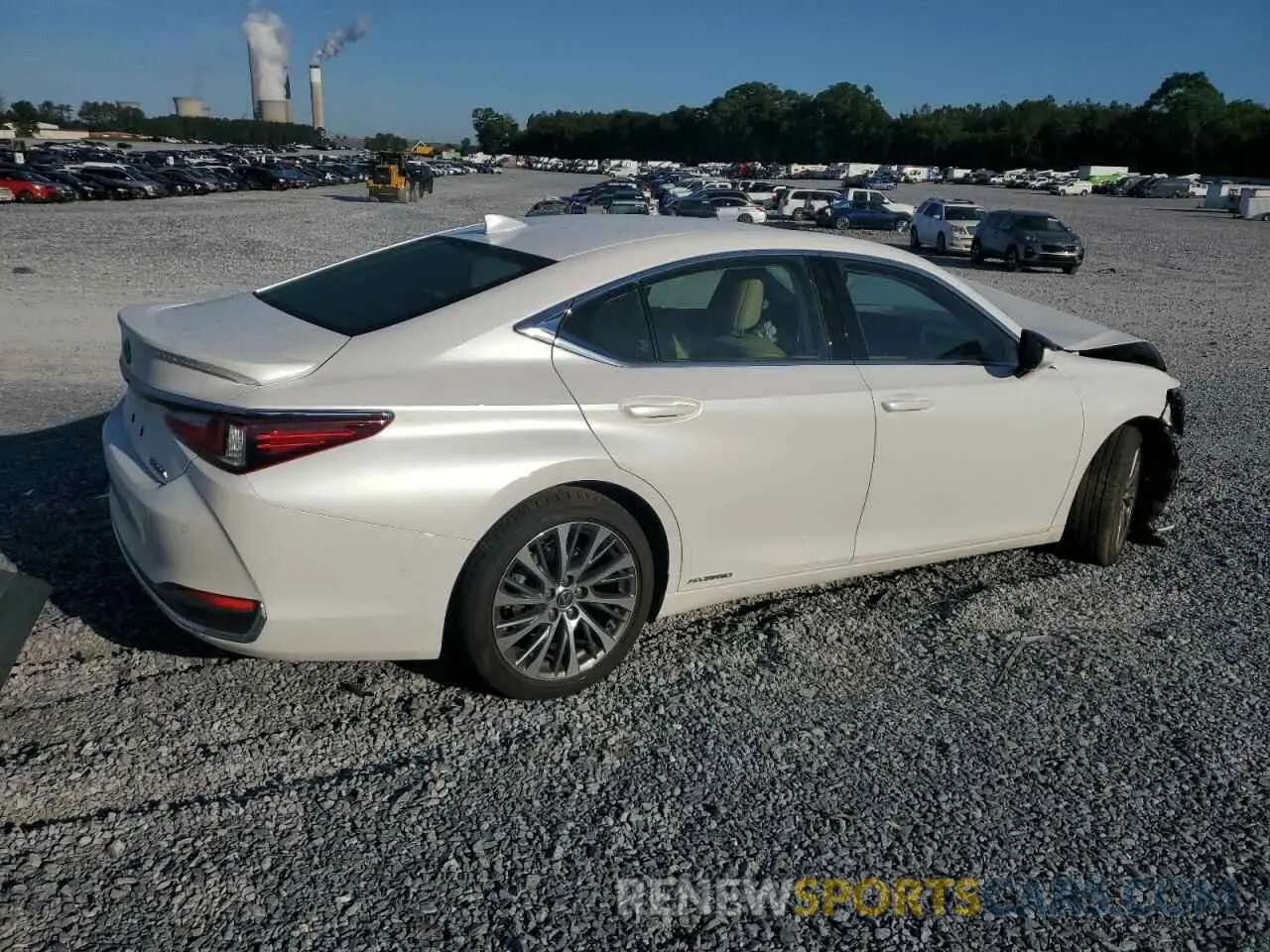 3 Photograph of a damaged car JTHB21B11K2010377 LEXUS ES300 2019