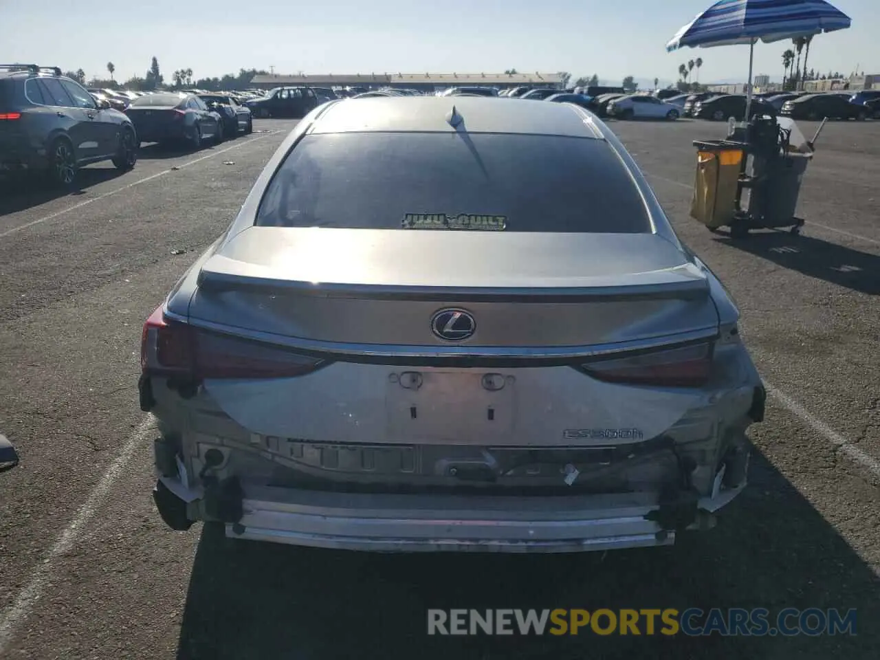 6 Photograph of a damaged car JTHB21B11K2036865 LEXUS ES300 2019