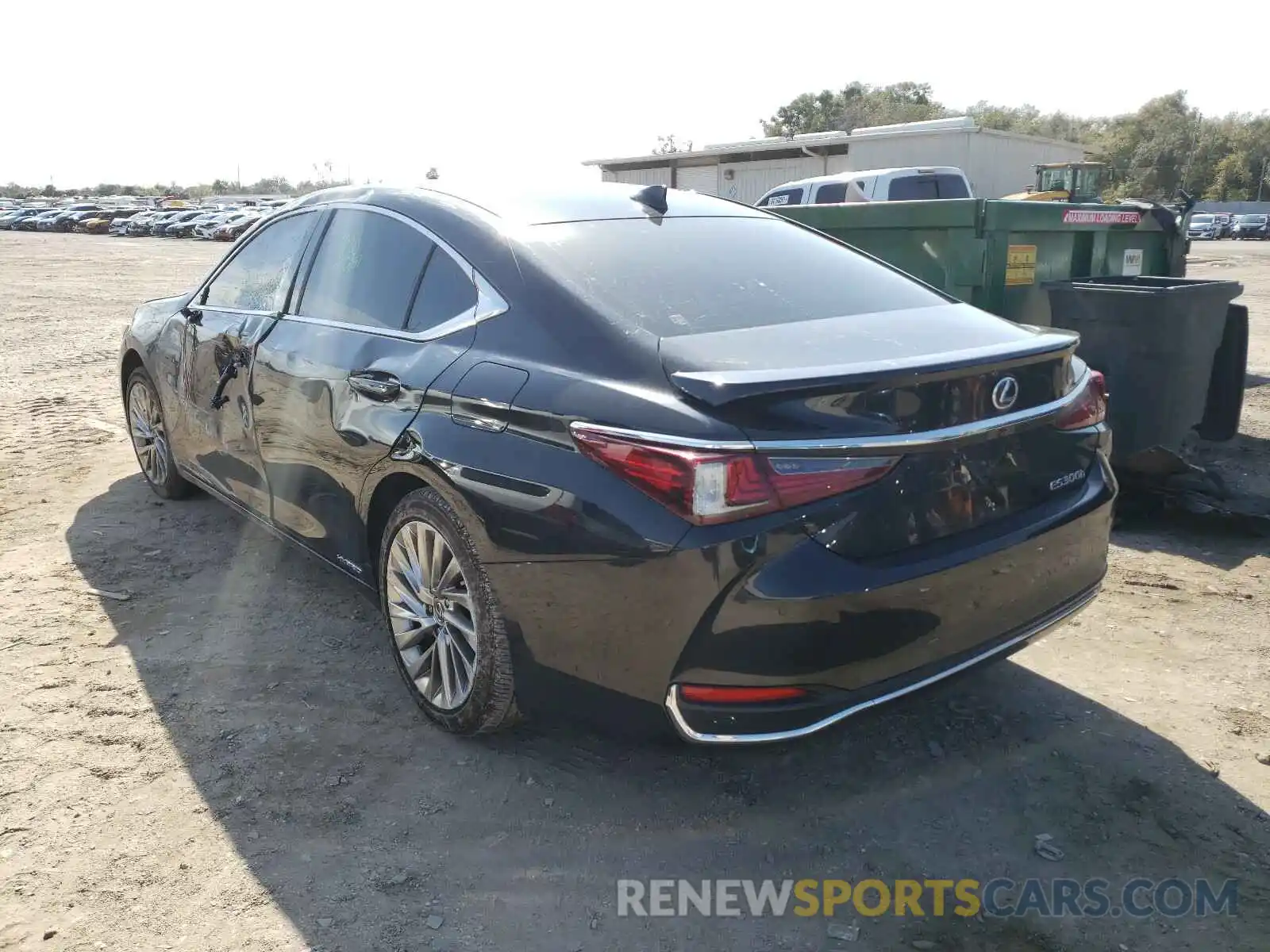 3 Photograph of a damaged car JTHB21B12K2039256 LEXUS ES300 2019