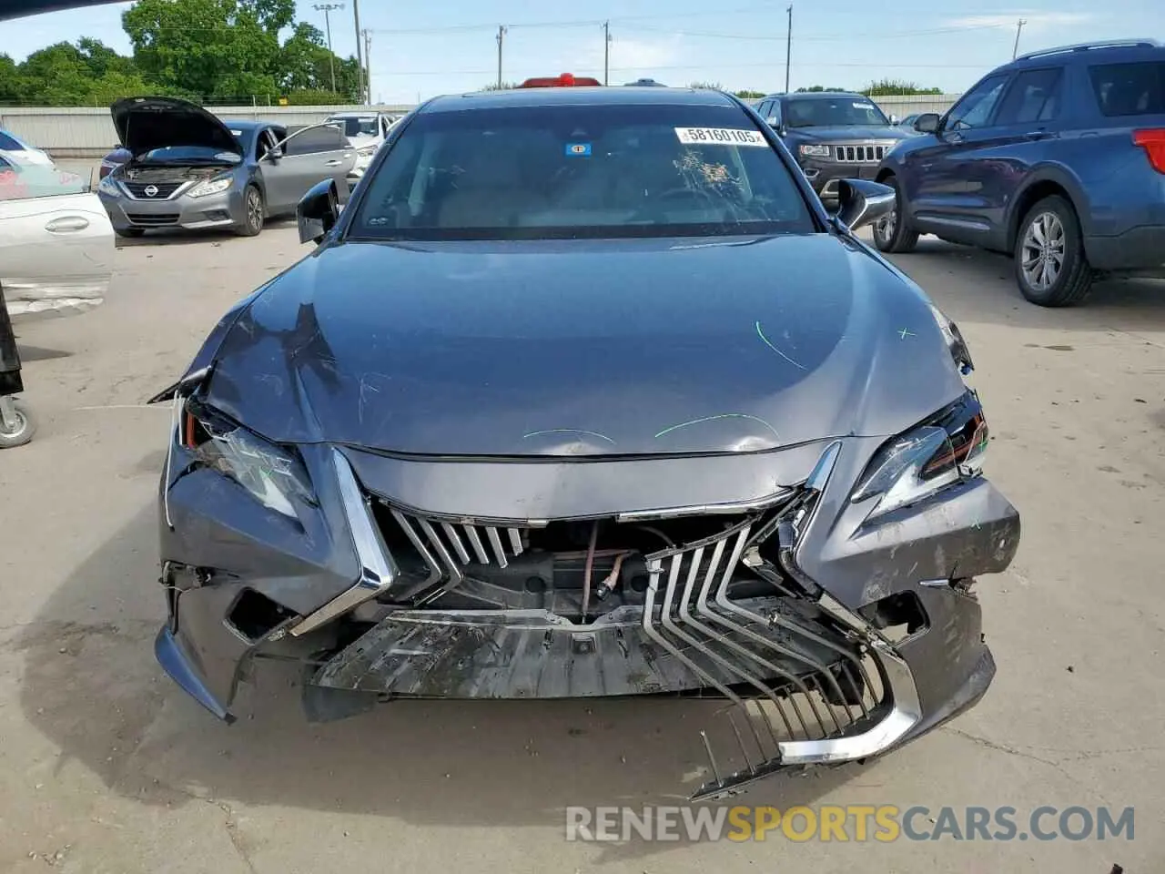 5 Photograph of a damaged car JTHB21B14K2034267 LEXUS ES300 2019