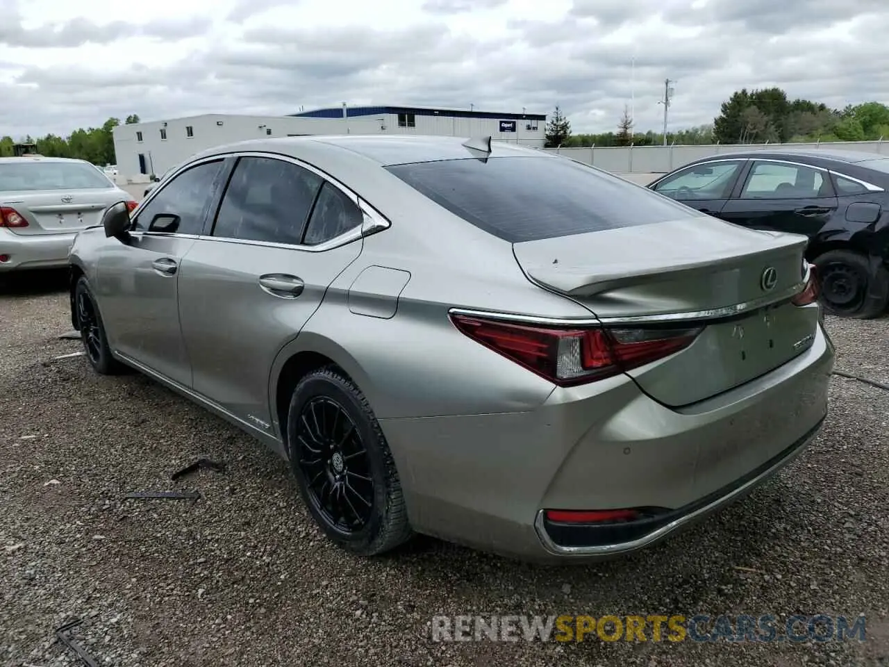 2 Photograph of a damaged car JTHB21B14K2043342 LEXUS ES300 2019