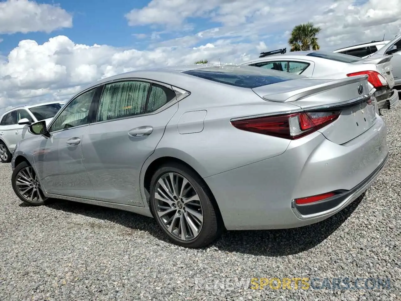 2 Photograph of a damaged car JTHB21B14K2045124 LEXUS ES300 2019