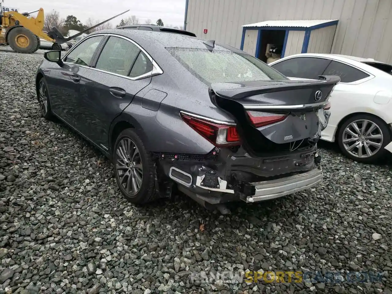 3 Photograph of a damaged car JTHB21B16K2042774 LEXUS ES300 2019