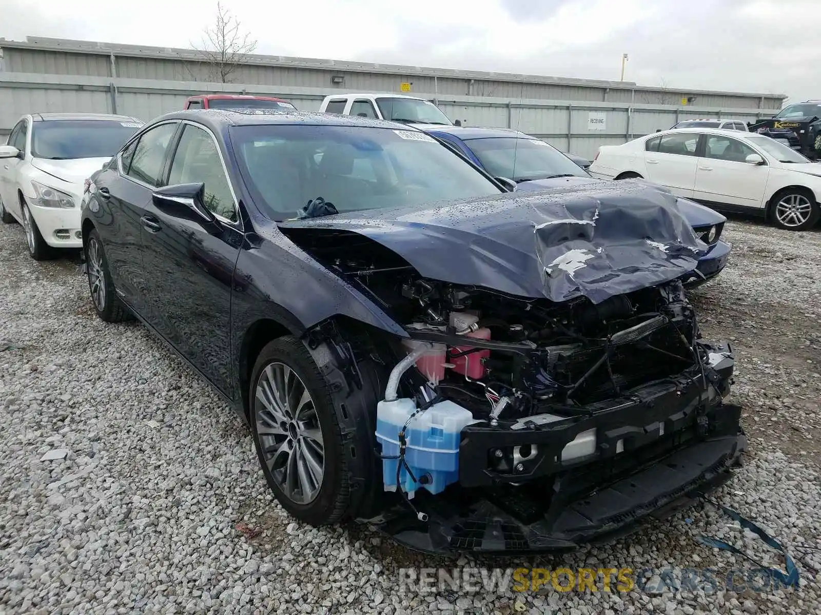 1 Photograph of a damaged car JTHB21B17K2037857 LEXUS ES300 2019