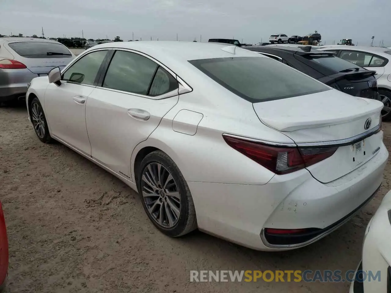 2 Photograph of a damaged car JTHB21B18K2037835 LEXUS ES300 2019