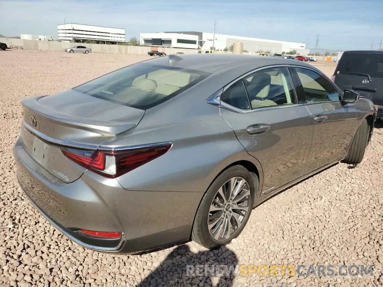 3 Photograph of a damaged car JTHB21B19K2032451 LEXUS ES300 2019