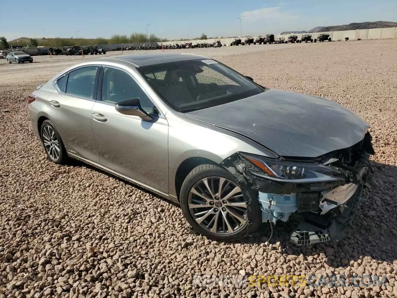 4 Photograph of a damaged car JTHB21B19K2032451 LEXUS ES300 2019