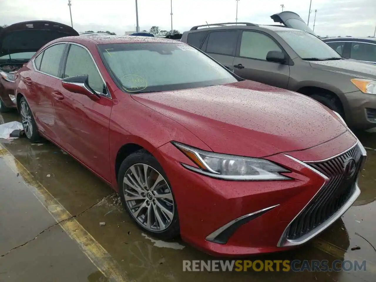 1 Photograph of a damaged car JTHB21B1XK2005954 LEXUS ES300 2019