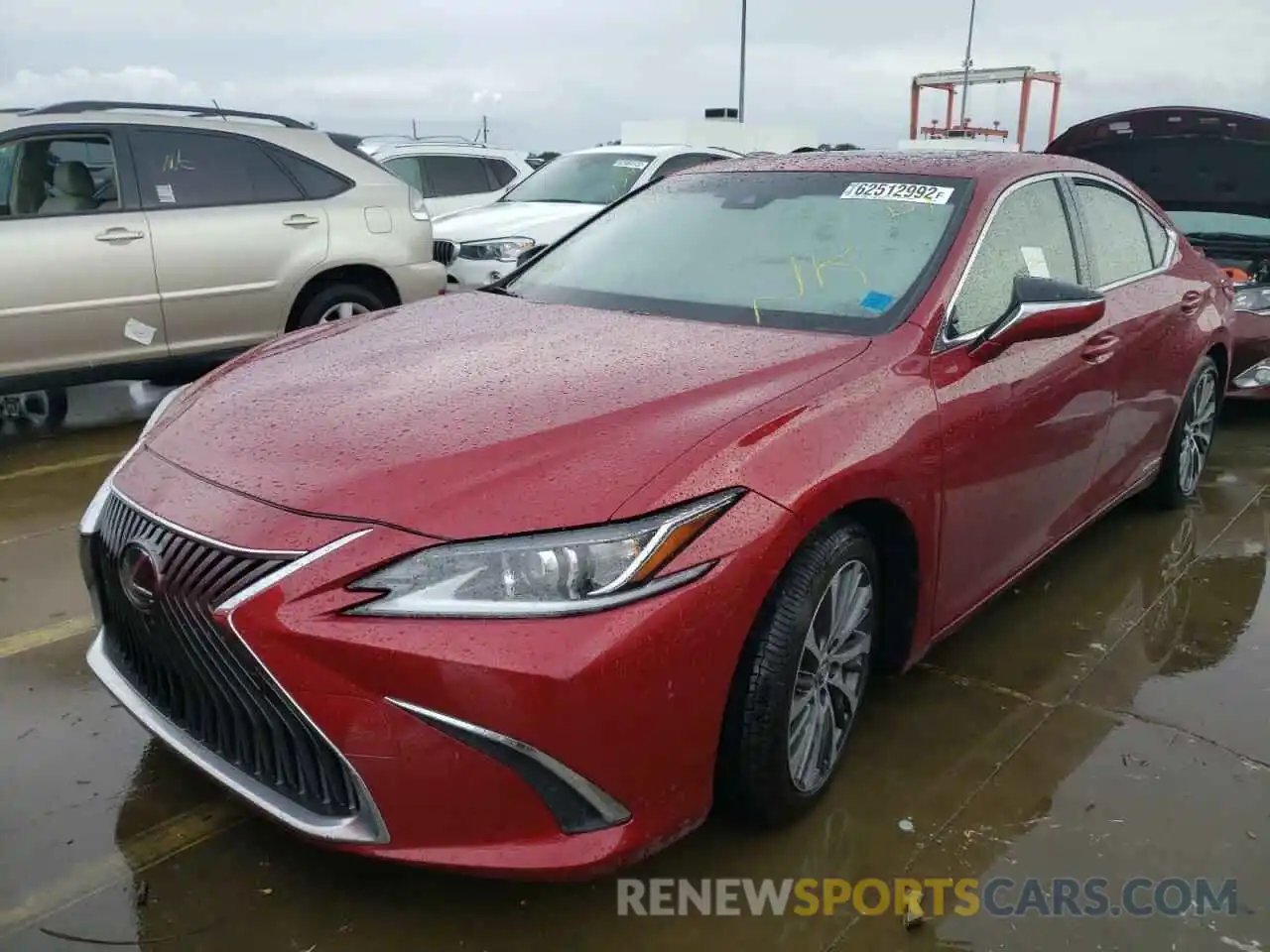 2 Photograph of a damaged car JTHB21B1XK2005954 LEXUS ES300 2019