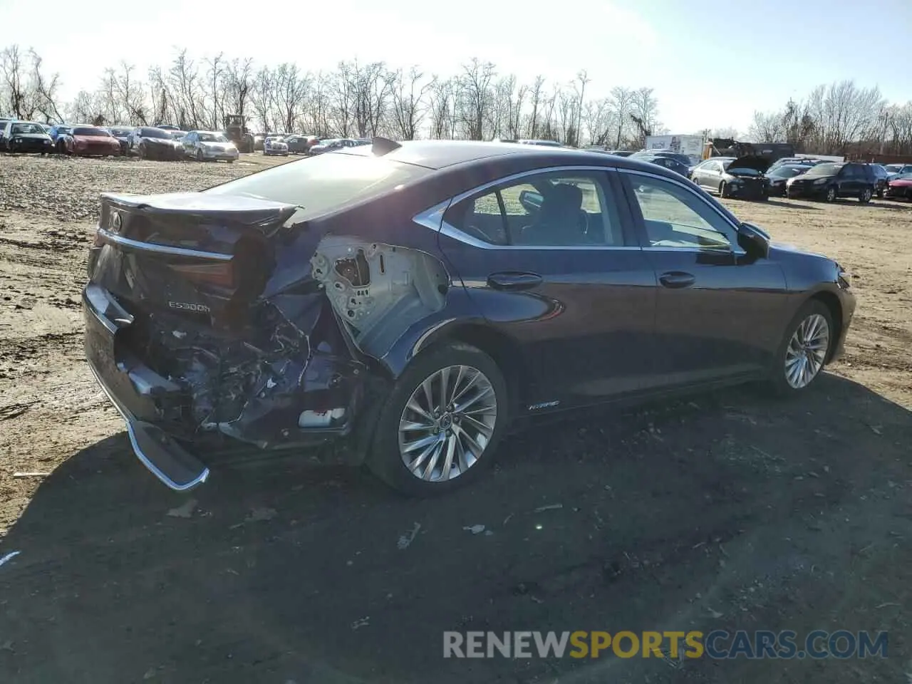 3 Photograph of a damaged car JTHB21B1XK2013634 LEXUS ES300 2019