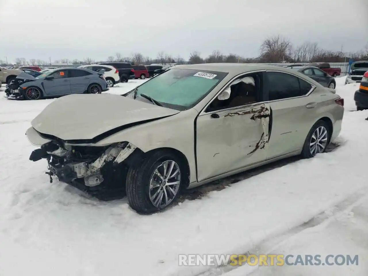 1 Photograph of a damaged car 58AB21B17LU007883 LEXUS ES300 2020