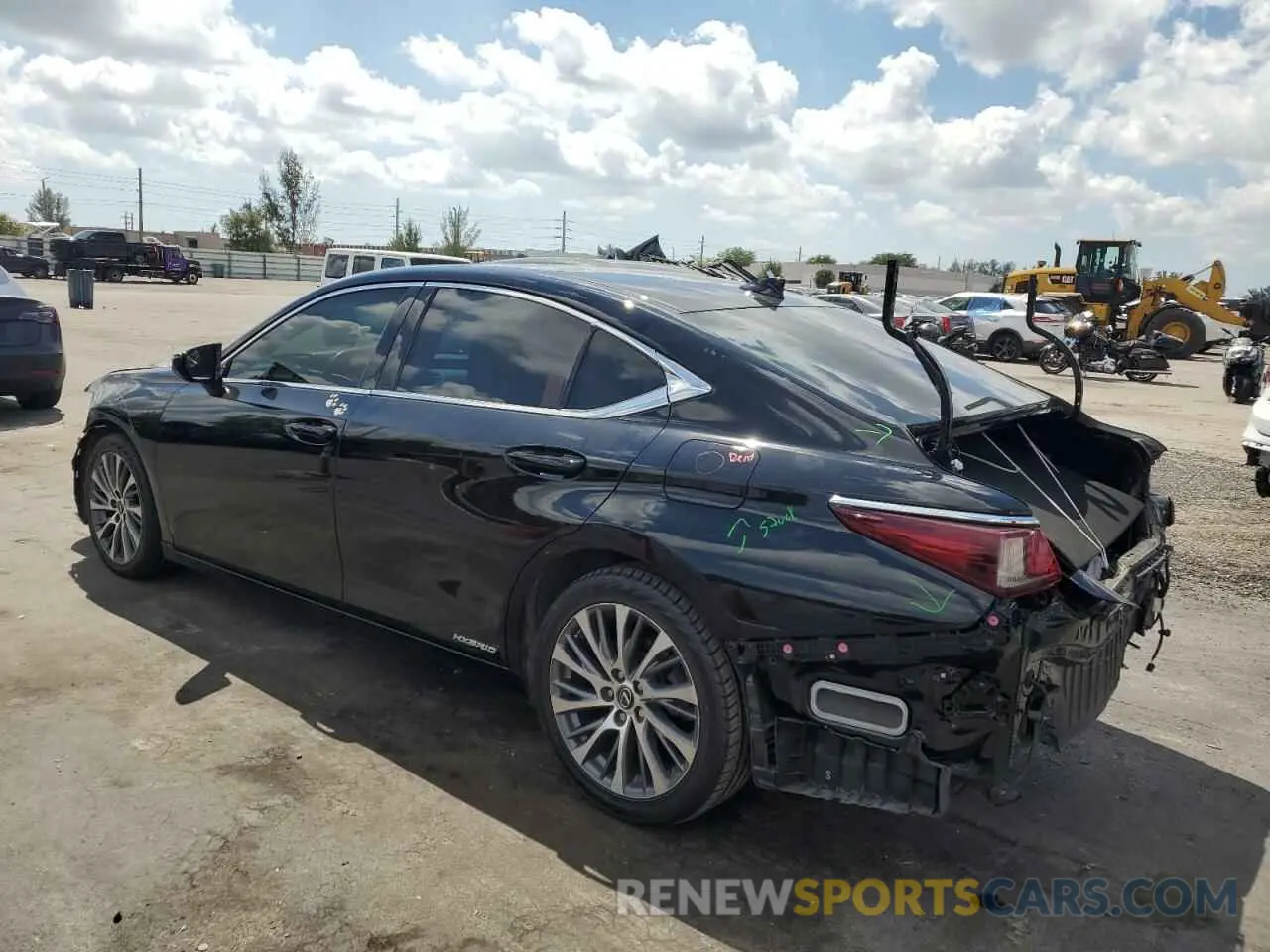 2 Photograph of a damaged car 58AD21B11LU004549 LEXUS ES300 2020