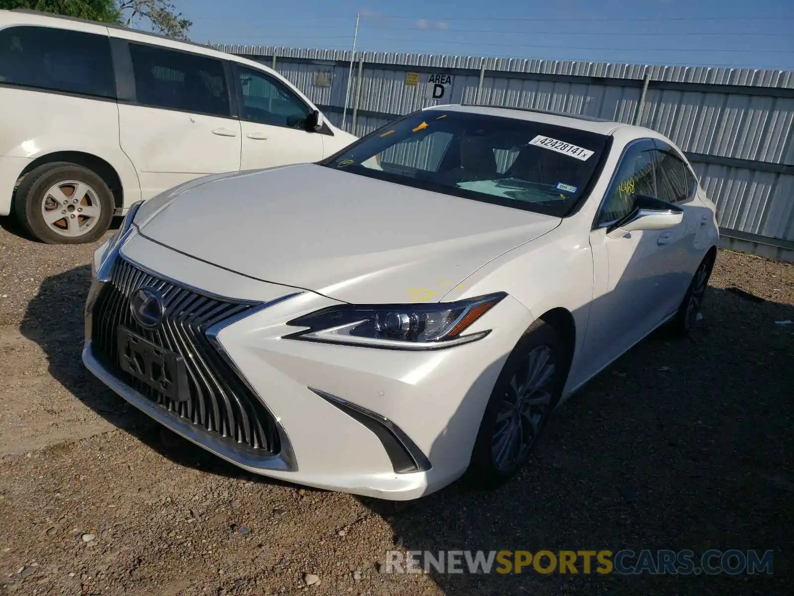 2 Photograph of a damaged car 58AD21B14LU006778 LEXUS ES300 2020