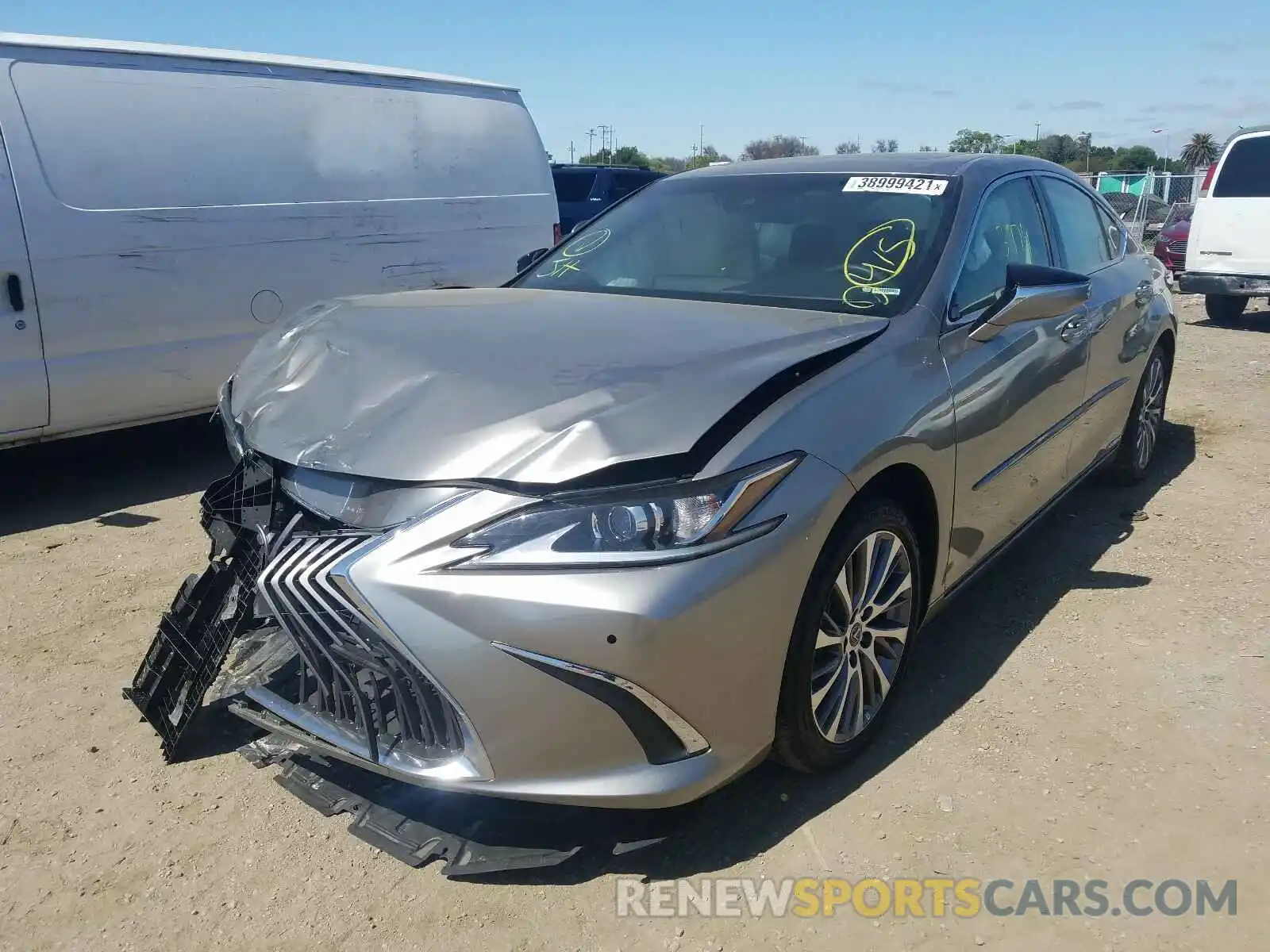 2 Photograph of a damaged car 58AD21B14LU008434 LEXUS ES300 2020