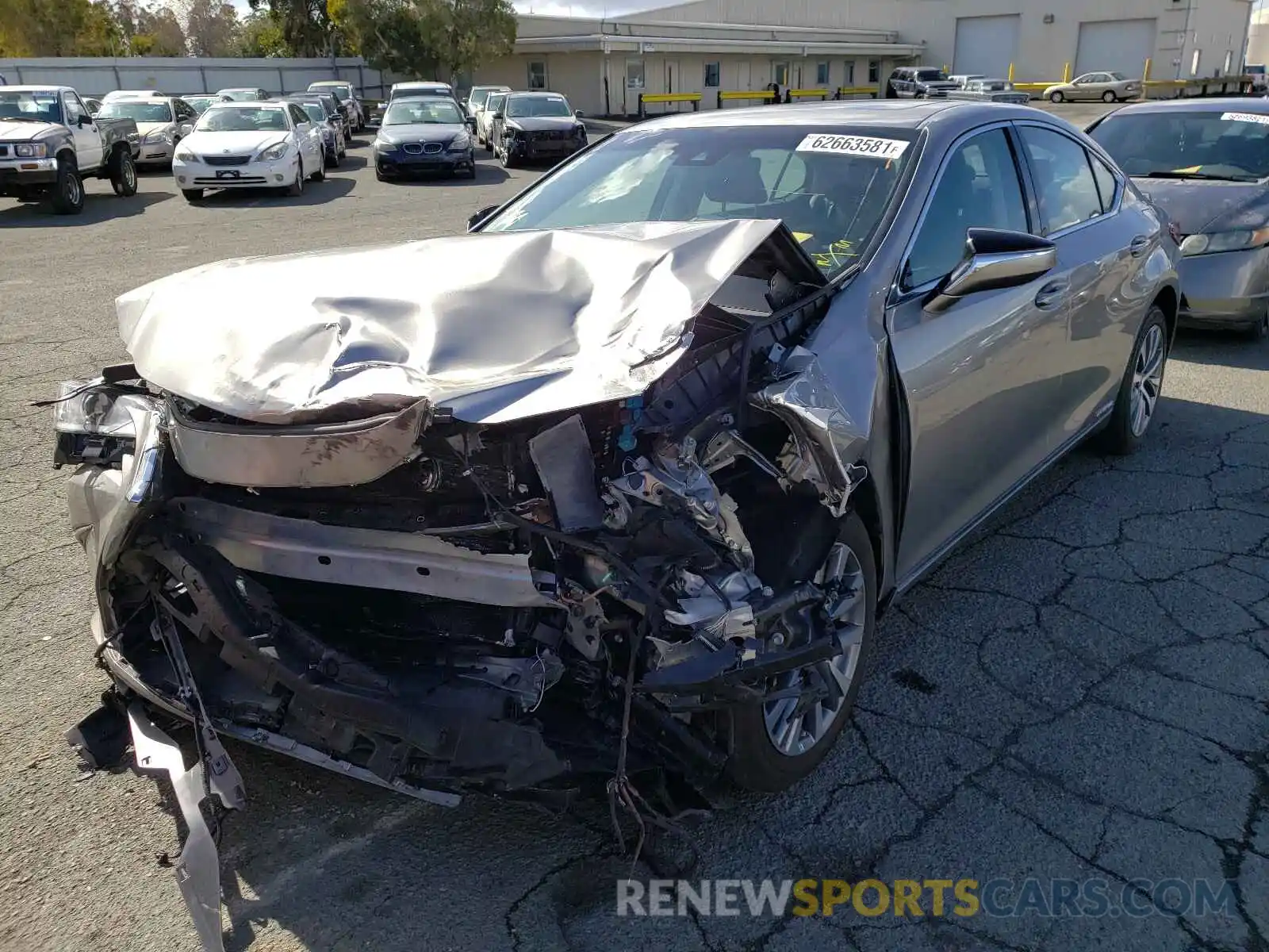 2 Photograph of a damaged car 58AD21B14LU009602 LEXUS ES300 2020