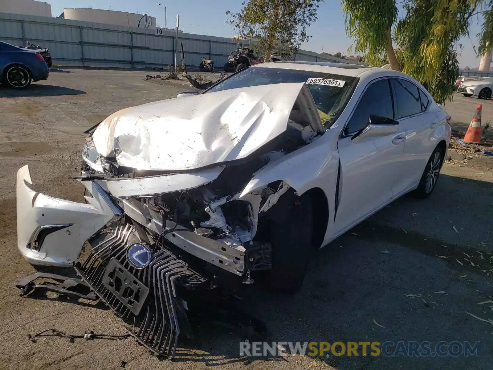 2 Photograph of a damaged car 58AD21B15LU011312 LEXUS ES300 2020