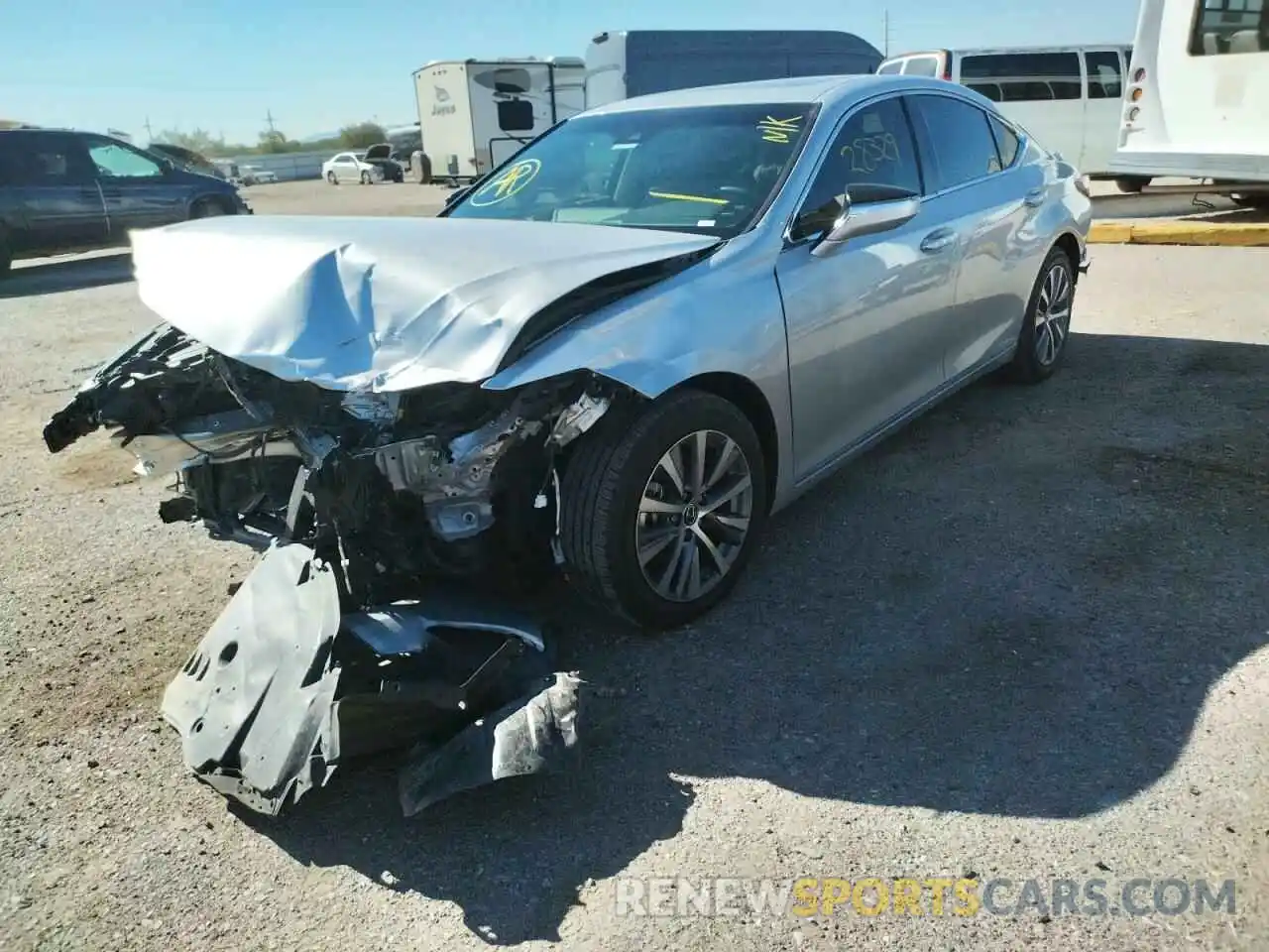 2 Photograph of a damaged car 58AD21B16LU005079 LEXUS ES300 2020