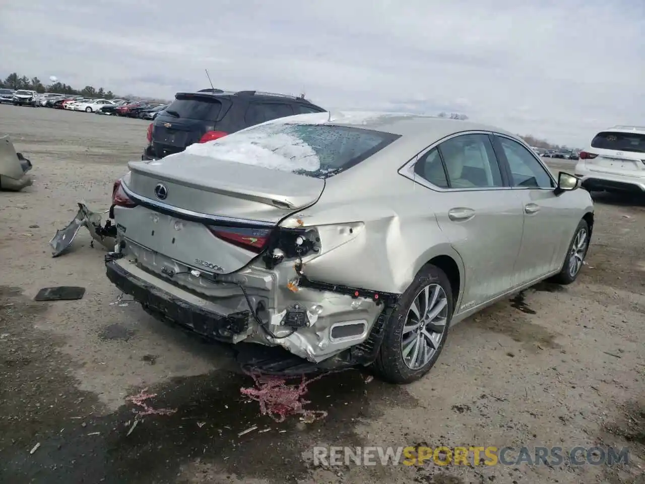 4 Photograph of a damaged car 58AD21B18LU004421 LEXUS ES300 2020