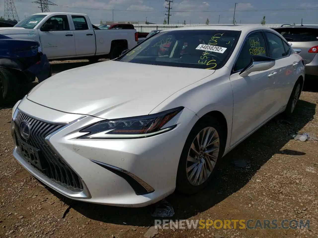 2 Photograph of a damaged car 58AE21B12LU009229 LEXUS ES300 2020