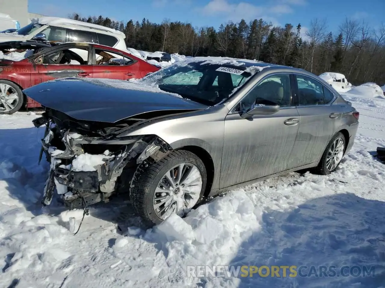 1 Photograph of a damaged car 58AB21B16MU012851 LEXUS ES300 2021